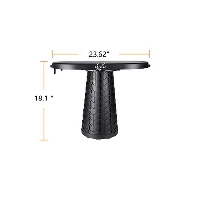 Compact Telescoping Table & Stool Set