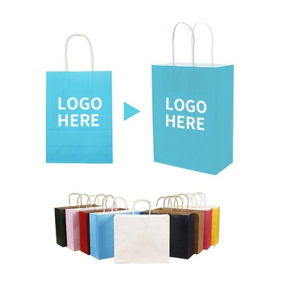 Small Kraft Paper Shopping Bags