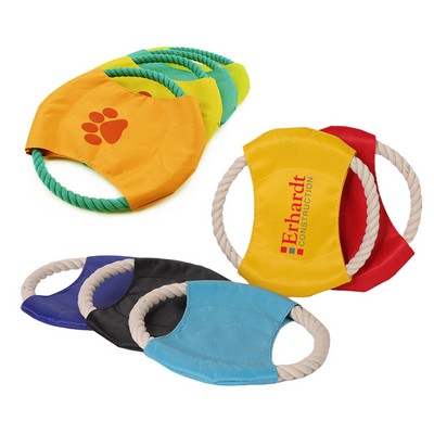 Flying Disc Dog Rope Toys Chew For Pet Training