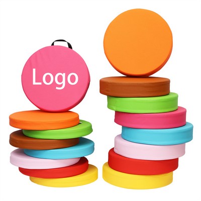 Round Leather Hand-Carried Cushion