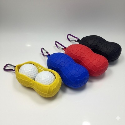 Silicone Golf Ball Case Double Pack Ball Holder