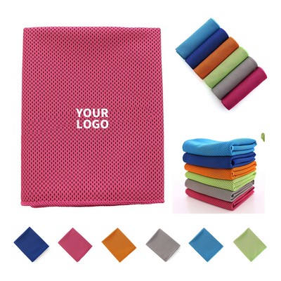 Polyester Microfiber Cooling Towel 32" Length 12" Width