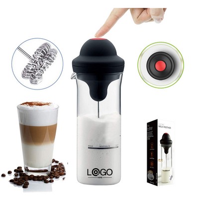 Electric Milk Frother With Cup