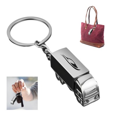 Metal Truck Keychain