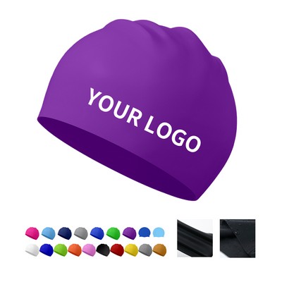 Elastic Silicone Swim Cap Waterproof