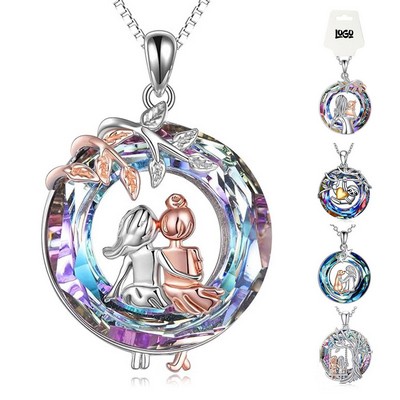 Dazzling Crystal Pendant Necklace