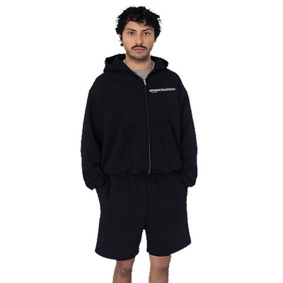 Mid-Weight Crop Zip Hoodie