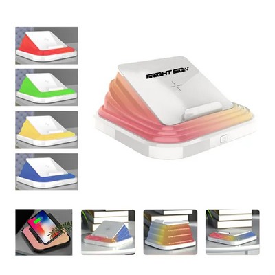 Foldable Wireless Charging LED Desk Lamp