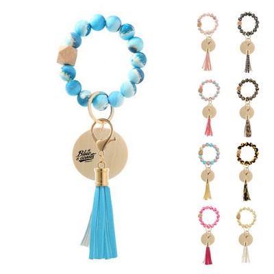 Silicone Bead Keychain