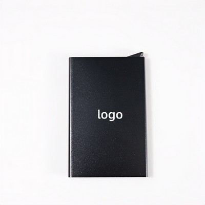 Auto Pop Up Metal RFID Blocking Card Holder for Credit Cards and Business Cards