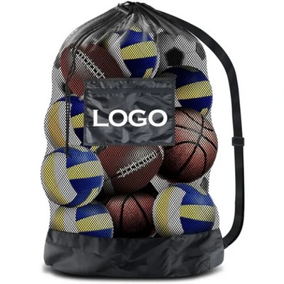 Oversized Mesh Sports Ball Bag