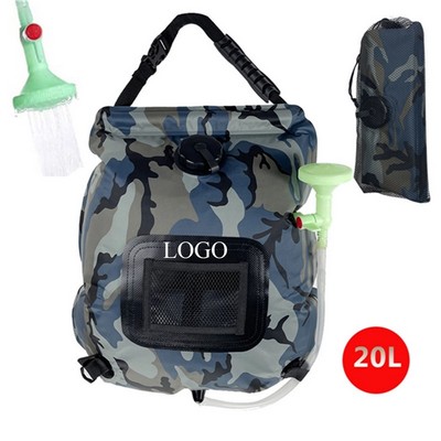 20L Solar Heating Camping Shower Bag