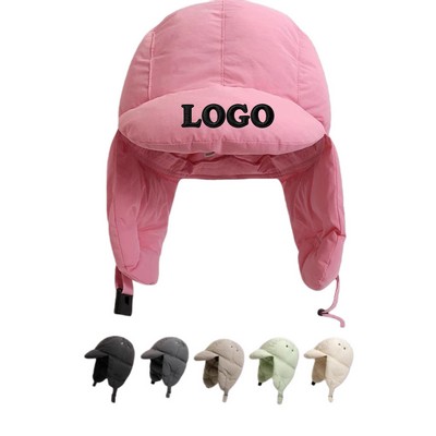 Fashion Winter Puffy Down Hat