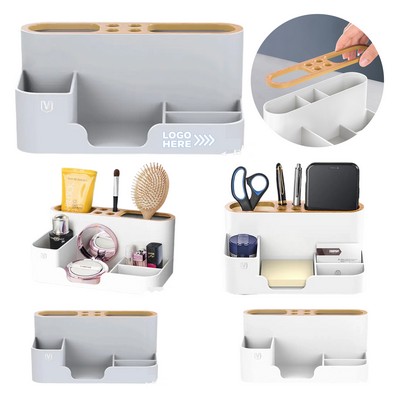 Multifunctional Desktop Phone Stand and Storage Rack