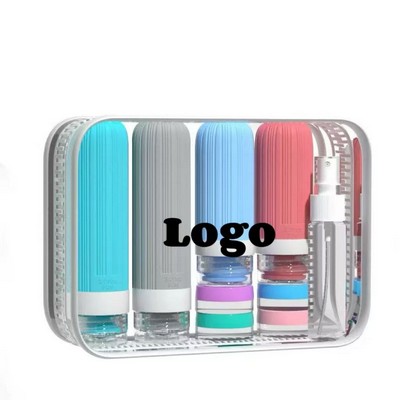 Travel Silicone Refillable Bottle Set