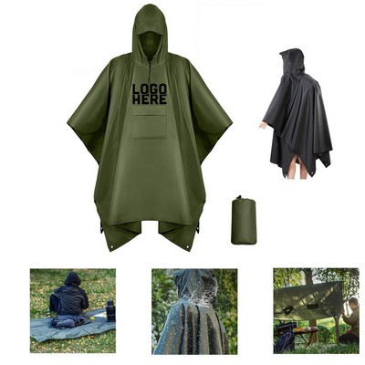 Lightweight Multi-functional Rain Poncho