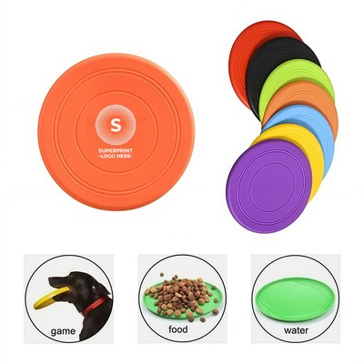 Rubber Floating Dog Fetch Disc Toy