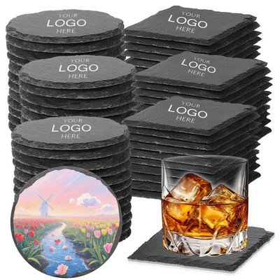 Rock-themed Insulated Coaster