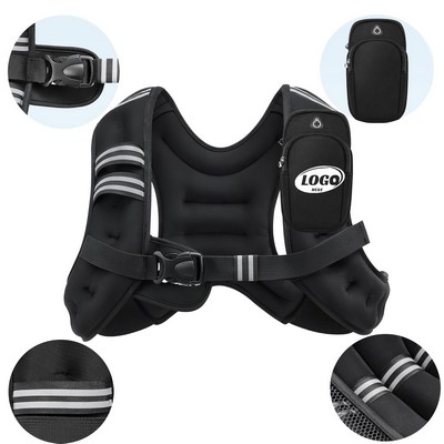6lb Weighted Vest With Arm Pack