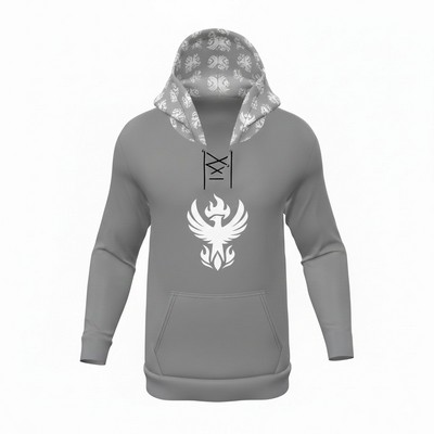 Men's Lace-Up Hoodie