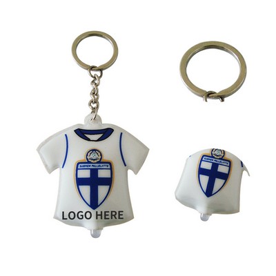 Personalized Sports PVC LED Keychain