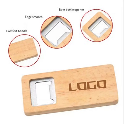 Wood Bottle Opener