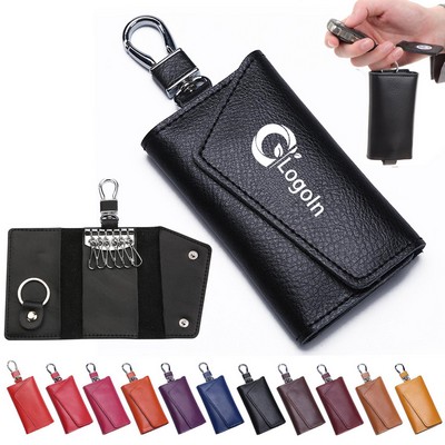 Genuine Leather Car Key Case