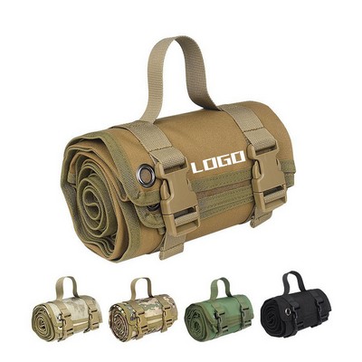 Collapsible Cushioned Shooting Blanket for Hunters