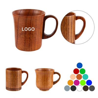 10oz Wooden Coffee Beer Mug