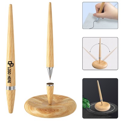 Beech Magnetic Levitation Pen Set