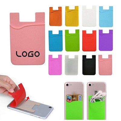 Silicone Phone Wallet Sticker