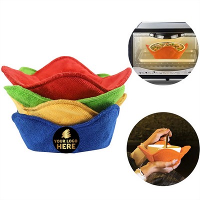 Microwave-Safe Bowl Gripper For Hot Dishes