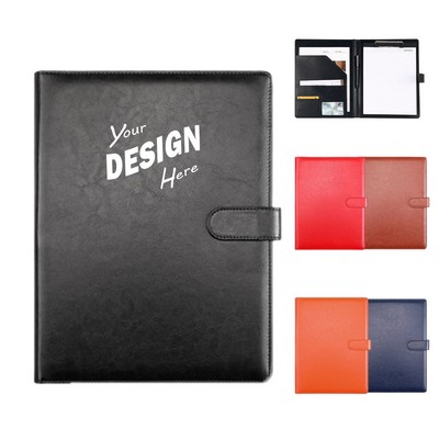 PU Leather Magnetic Clasps Folder