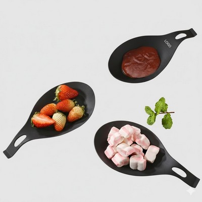 Heat-Resistant TPE Spoon Rest Easy-Clean Kitchen Utensil Holder Non-Slip Countertop Ladle Mat