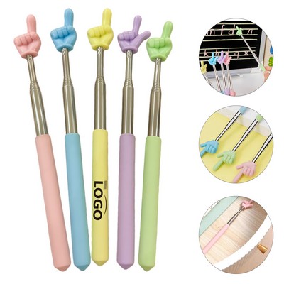 Stainless Steel Telescopic Finger Reading Stick