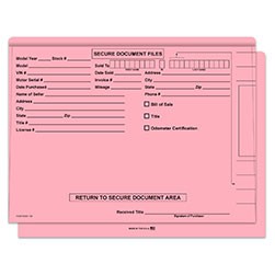 FileRight™ Pink Color Code Deal Jacket Folder
