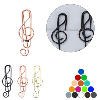 Musical Note Shape Paperclip