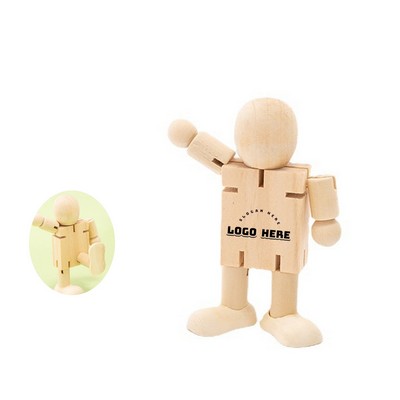 Diy Wooden Robot Model