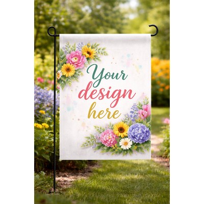 17.25" x 12.5" Double-Sided Sublimated Garden Flag