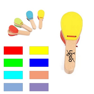Adorable Wooden Kids' Castanet