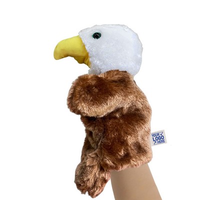 Plush Bald Eagle Puppet Interactive Toy for Kids' Role-Play & Storytelling