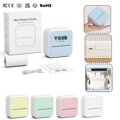 3.3" ×3.3" No need for ink bluetooth Label Printer