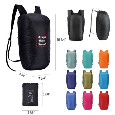 Lightweight Waterproof Packable Backpack for Camping & Travel