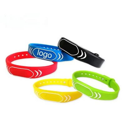Waterproof IC Card RFID Silicone Access Control Bracelet