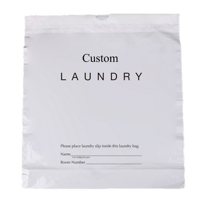 19.5" X 18" PE Drawstring Laundry Bag