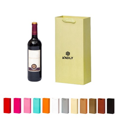 Two-bottle Wine Paper Tote Bag