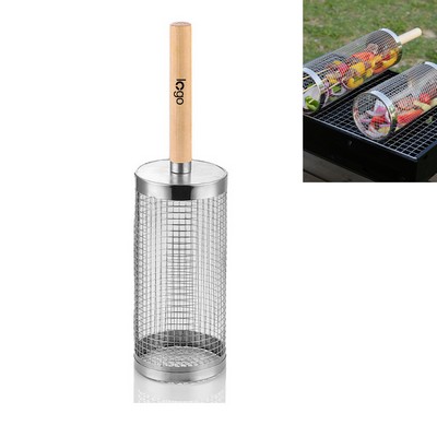 Rolling Grill Basket