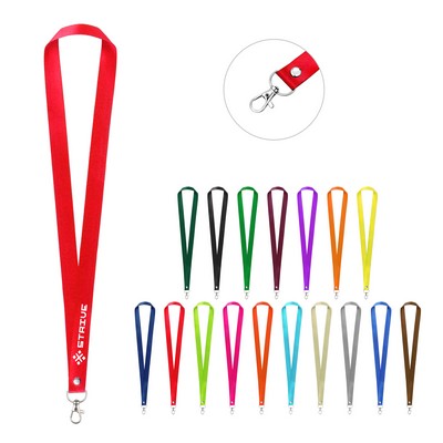 3/5" Nylon Badge Lanyard With Lobster Claw