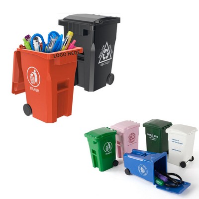 Compact Desk Trash Bin Holder