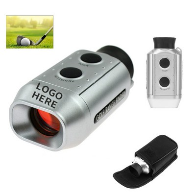 Portable 7X Golf Scope with Range Finder Kit